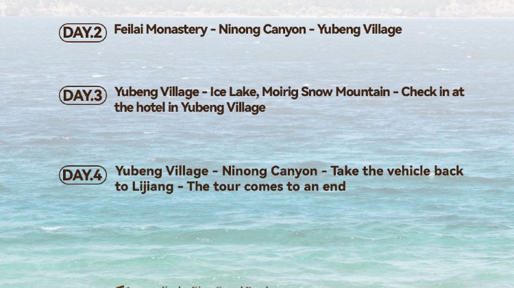 4-Day Yunnan: Lijiang + Shangri-La + Yubeng Village + Meili Snow Mountain National Park