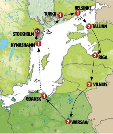 15D14N • Baltic Capitals and Poland Start Stockholm ROT