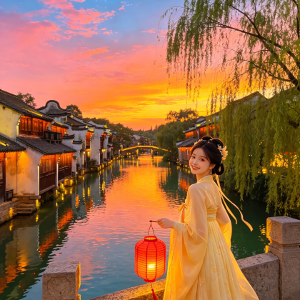 杭州+乌镇+苏州+西塘古镇4日3晚跟团游