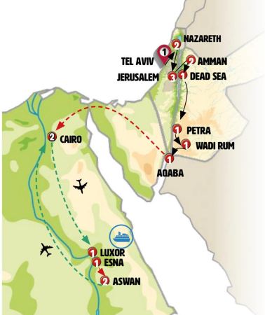 13D12N • Israel and Jordan