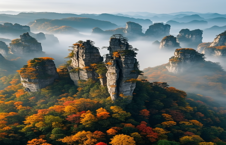 5 天4 晚 · 私人包團 · 張家界大峽谷景區(玻璃橋)＋黃龍洞景區＋天門山國家森林公園＋芙蓉鎮＋鳳凰古城 · 全覽7景，舒程優質服務，湘西深度遊；7大核心打卡，5日舒行，服務省心；湘西全景遊，7景全覆蓋，舒程有保障