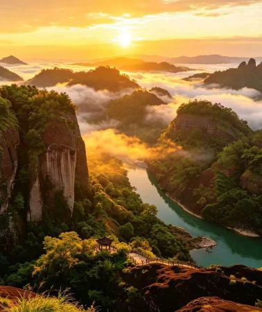 5D4N • A perfect fusion of mountains and coast: explore Xiamen seascapes, Wuyi peaks, and ancient tulou settlements of Zhangzhou