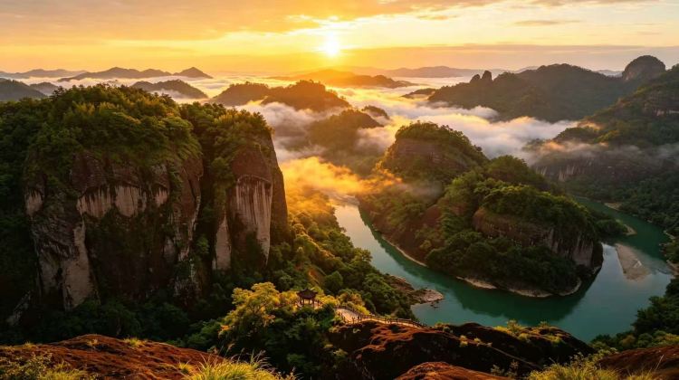 5-Day A Perfect Fusion of Mountains and Coast: Explore Xiamen Seascapes, Wuyi Peaks and Ancient Tulou Settlements of Zhangzhou·  