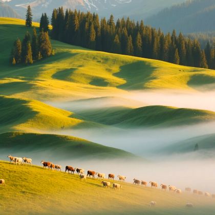 新疆北疆+乌鲁木齐+喀纳斯景区+赛里木湖9日8晚跟团游