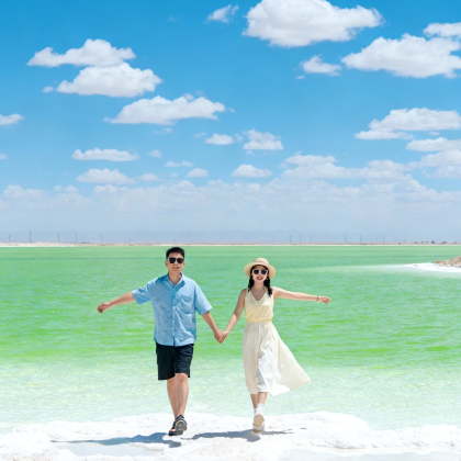 青海湖景区+茶卡盐湖+察尔汗盐湖+敦煌+张掖9日8晚自由行