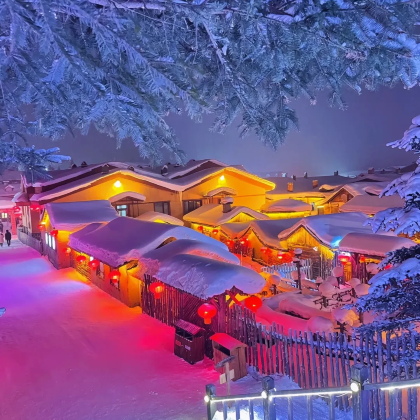 哈尔滨+雪乡+长白山+延吉+镜泊湖风景区6日5晚私家团