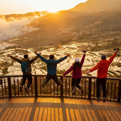 昆明+建水+元阳+普者黑景区+抚仙湖6日5晚私家团