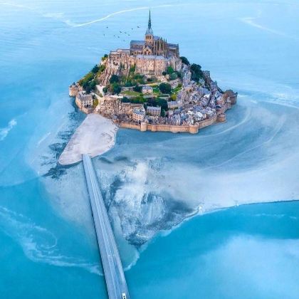 法国巴黎+宝剑海滩+朱诺海滩+圣米歇尔山8日7晚私家团