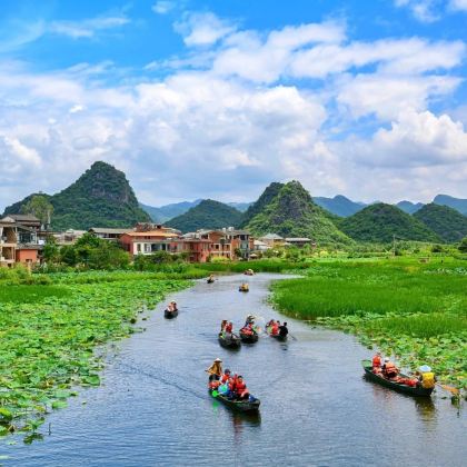 普者黑风景区+罗平九龙瀑布群+会泽雨碌大地缝+九乡溶洞8日7晚私家团