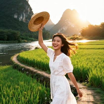 广西南宁+德天跨国瀑布景区+明仕田园+通灵大峡谷2日1晚自由行