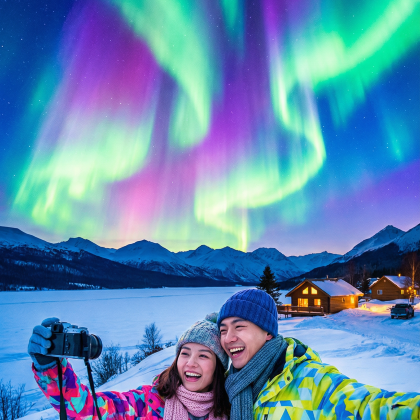 美国阿拉斯加州安克雷奇+费尔班克斯6日跟团游