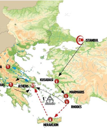 13D12N • Greco-Turkish Passion with Crete End Athens