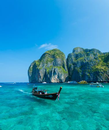 4D3N • Thailand Phuket "Guaranteed Departure | No Shopping | Customized Free & Easy Tour" 3-in-1 Island Excursion+Cliff Ocean View Café+Phuket Old Town+Banzaan Fresh Market+Tuk-Tuk Night Tour+Free Thai Costume Experience