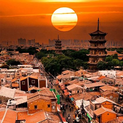 泉州+晋江梧林传统村落+洛伽寺+蟳埔村+泉州开元寺+泉州西街5日4晚拼小团