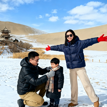 青海湖景区+茶卡盐湖+水上雅丹+察尔汗盐湖+敦煌+张掖7日6晚私家团