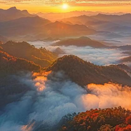 光雾山旅游景区+米仓山国家森林公园4日3晚私家团