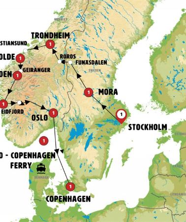 10D9N • Legendary Fjords End Copenhagen
