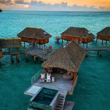 法属波利尼西亚大溪地+莫雷阿岛8日7晚自由行