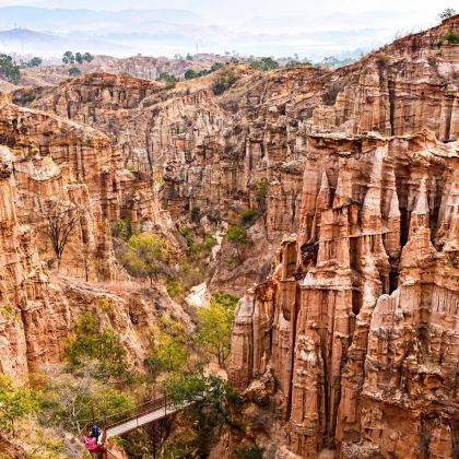 昆明+抚仙湖+建水+元阳+蒙自+普者黑风景区+弥勒+东川红土地+元谋8日7晚拼小团