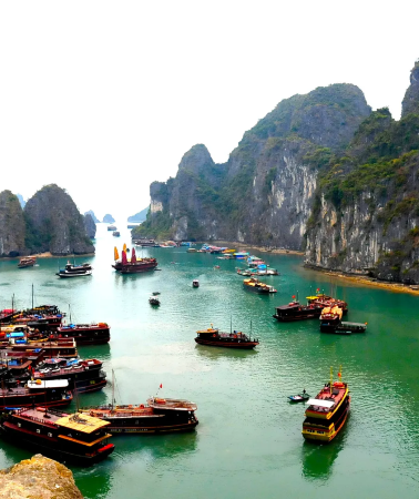 2D1N • Exploring the world natural heritage Halong Bay, staying on a luxury cruise