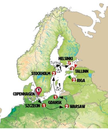 12D11N • Nordic Gems and Poland End Helsinki