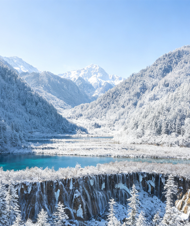 2D1N • Jiuzhaigou + Huanglong, Winter Fairyland:  Round-trip High-Speed Trains to Jiuzhaigou, Guaranteed tickets, Complimentary eSIM Card, Gold-certified Tour Guide, 4-Diamond Hotel