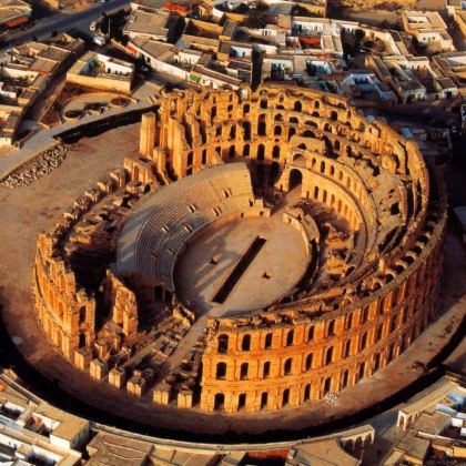 突尼斯+迦太基古城遗址+西迪布赛义德+哈马马特+凯鲁万+埃尔·杰姆斗兽场+苏斯海港4日3晚自由行