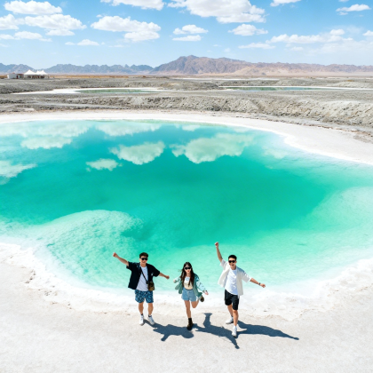 青海湖景区+茶卡盐湖+莫高窟+张掖七彩丹霞旅游景区6日5晚自由行