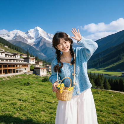 甘肃甘南+扎尕那+麦积山石窟+莲宝叶则景区10日9晚跟团游