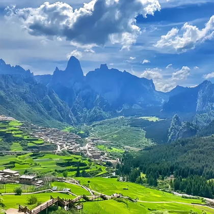 甘肃兰州+甘南+迭部+扎尕那+若尔盖花湖生态旅游区+郎木寺8日7晚私家团