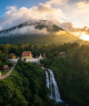 5D4N • Chiang Mai Family Getaway with Private Driver & English-speaking Guide: Doi Suthep Temple, Night Safari, Ginger Farm, Elephant Park and Bua Tong Waterfall