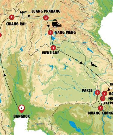 16D15N • Exclusive Thailand and Complete Laos