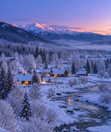 3D2N • Kanas+Baihaba+Hemu | 2 Nights in Scenic Areas | 1+1 First-Class Van | Jikepulin Ski | Adult Breakfasts Included