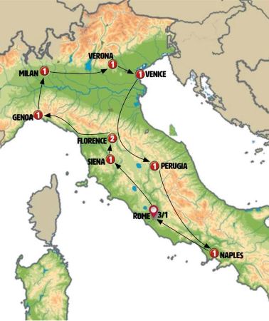14D13N • Golden Italy and Beautiful Campania