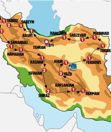 27D26N • Full Iran with Tehran and Rasht
