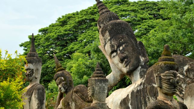 14-DayThailand and Laos Adventure Tour from Bangkok to Hanoi · Mekong River, Kuang Si Waterfall, Pak Ou Caves