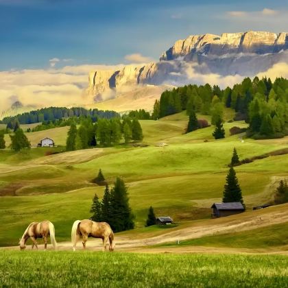 瑞士+意大利9日8晚私家团