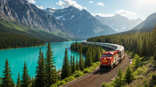 <6天>【加拿大國鐵火車之旅】卡進溫出·入住兩大國家公園小鎮+賈斯珀自由行+班夫國家公園+可選硫磺山纜車/瑪琳峽谷冰川徒步/班夫溫泉等特色體驗（含卡爾加里接機）