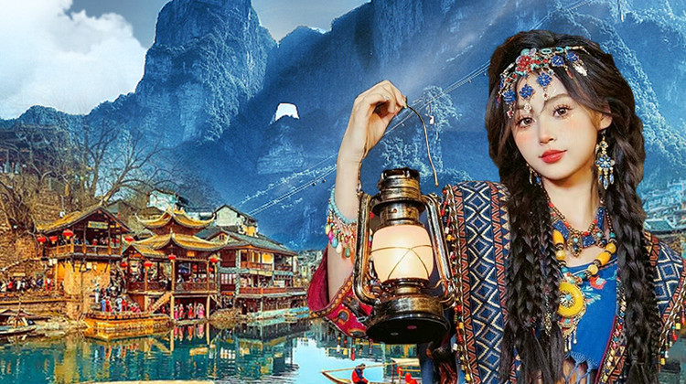 张家界+天门山国家森林公园4日3晚拼小团·8人纯玩小团<赠价值480元必乘景交>住景区｜可观日出｜错峰少排队『品农家菜VS三下锅』打卡秘境空中田园+刺激玻璃栈道｜赠无人机航拍+温馨礼包+景区行李托运｜免费接送