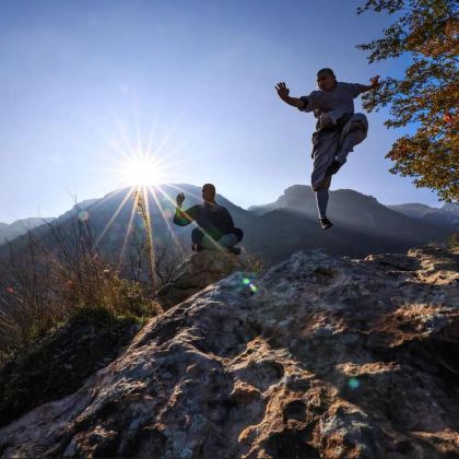 河南郑州+少林寺+龙门石窟+开封+云台山风景名胜区+老君山景区8日7晚跟团游