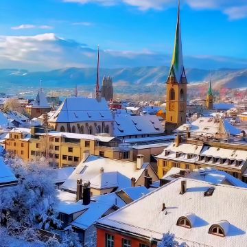 圣莫里茨+阿斯科纳+卢加诺+采尔马特+洛桑+因特拉肯+卢塞恩13日12晚私家团