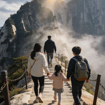 西安+延安+华山+陕西黄河壶口瀑布6日5晚私家团