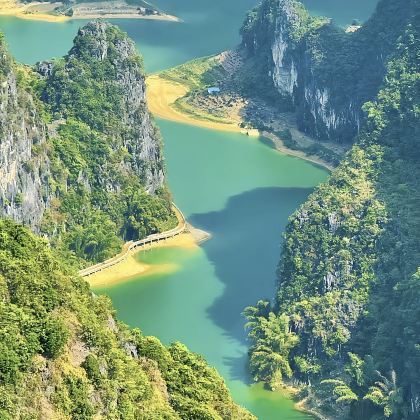 广西南宁+崇左+靖西+德天跨国瀑布景区+明仕田园+巴马6日5晚拼小团