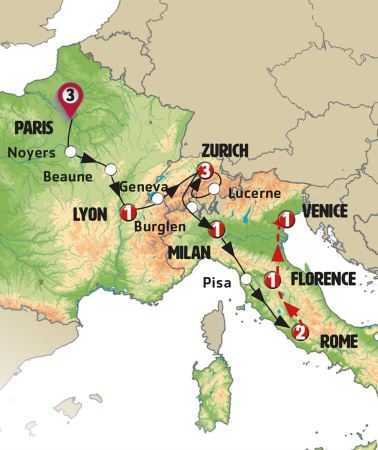 13D12N • Harmonious Europe