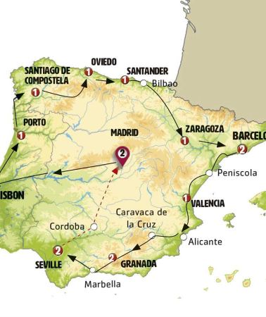 18D17N • Great Iberian Tour