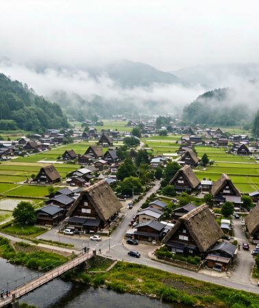 7D6N • Hokuriku & Chubu Mountain Village Onsen Tour : Nagoya + Gifu + Kanazawa + Toyama