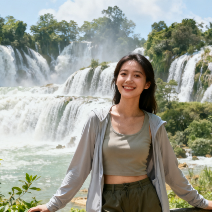 广西南宁+德天跨国瀑布景区+明仕田园+通灵大峡谷+鹅泉4日3晚拼小团