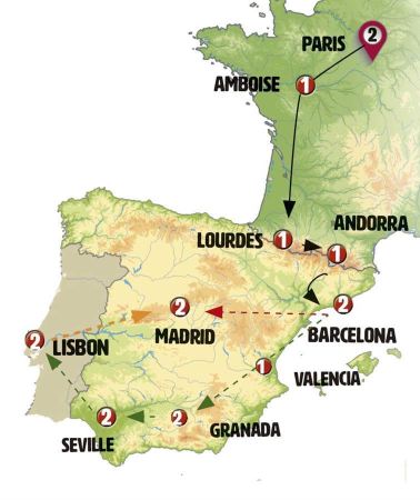 15D14N • France, Spain and Portugal