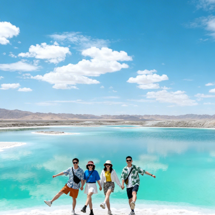 青海湖景区+茶卡盐湖+大柴旦翡翠湖旅游景区+敦煌+张掖6日5晚自由行