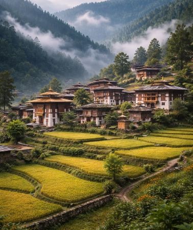 8天7晚 • 尼泊爾不丹8天7晚私家團丨一單一團丨博卡拉升級來回航班丨無購物無自費丨資深導遊專業司機丨全程管家線上服務